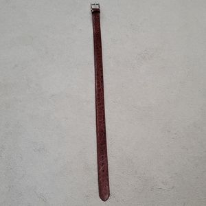 NWOT Mens saks fifth ave REAL crocodile belt